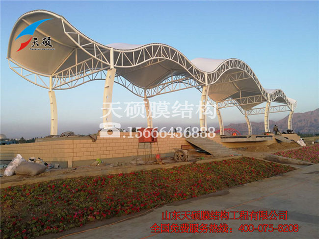 内蒙古乌海全民健身广场膜结构看台