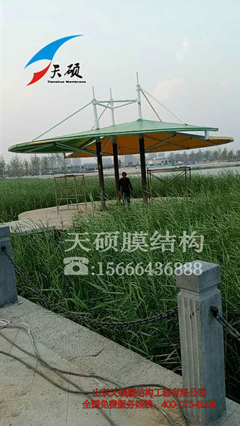 菏泽郓城膜结构景观